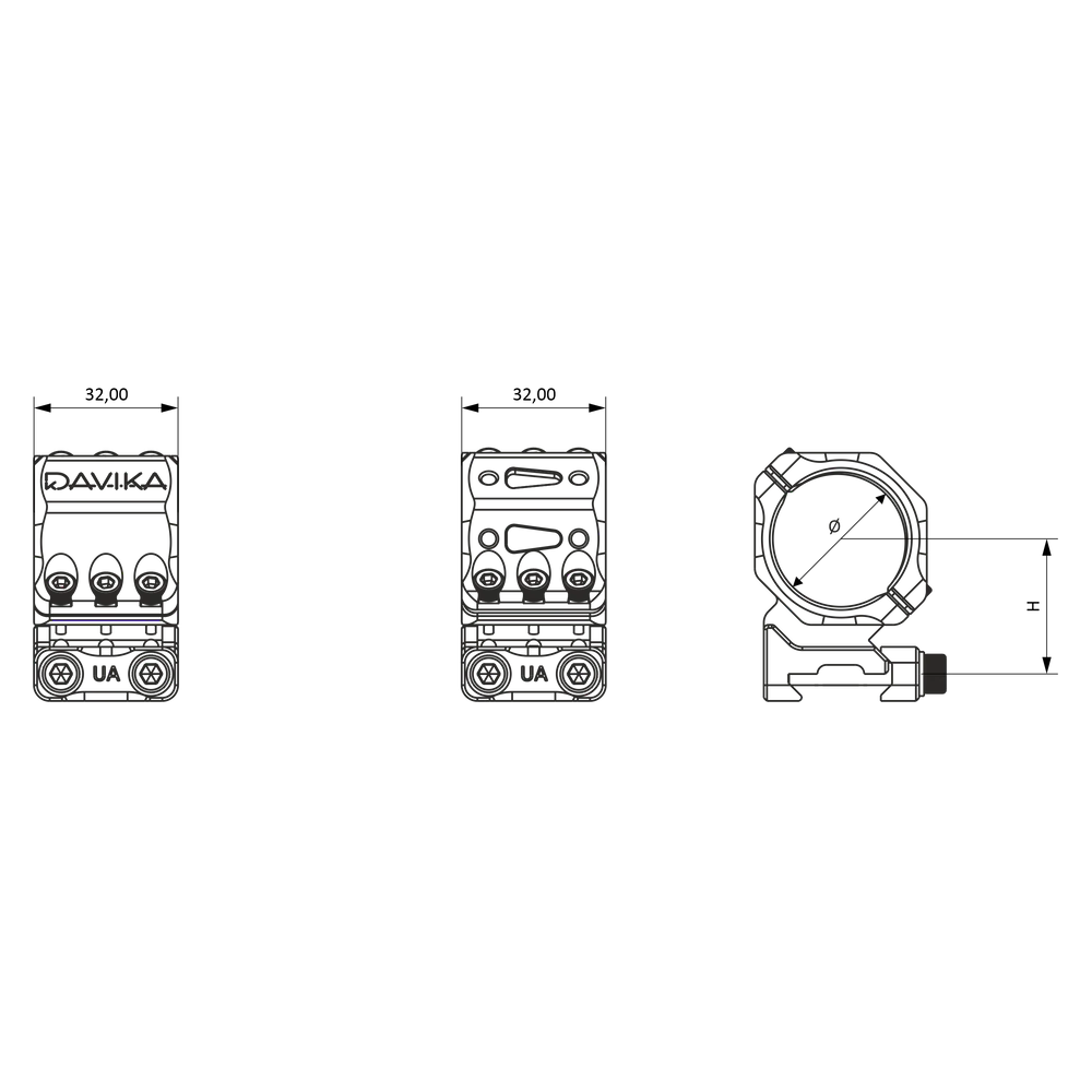 30 mm kiikaritähtäinten kiinnitys | Picatinny-kisko