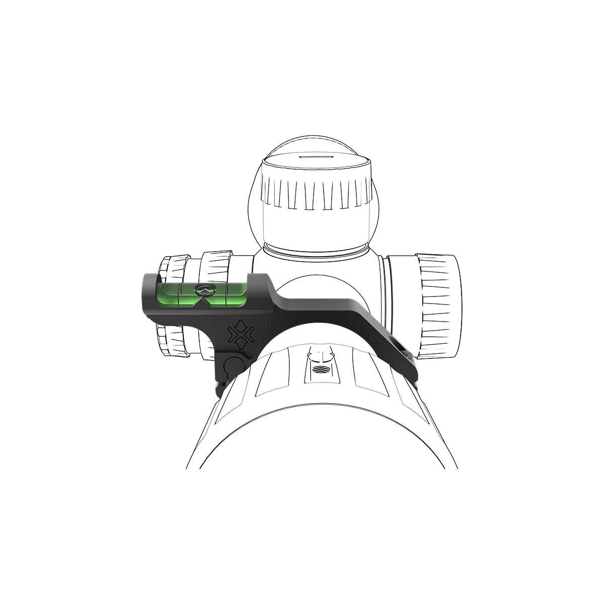 30 mm offset-kuplataso kiväärin kiikaritähtäimeen