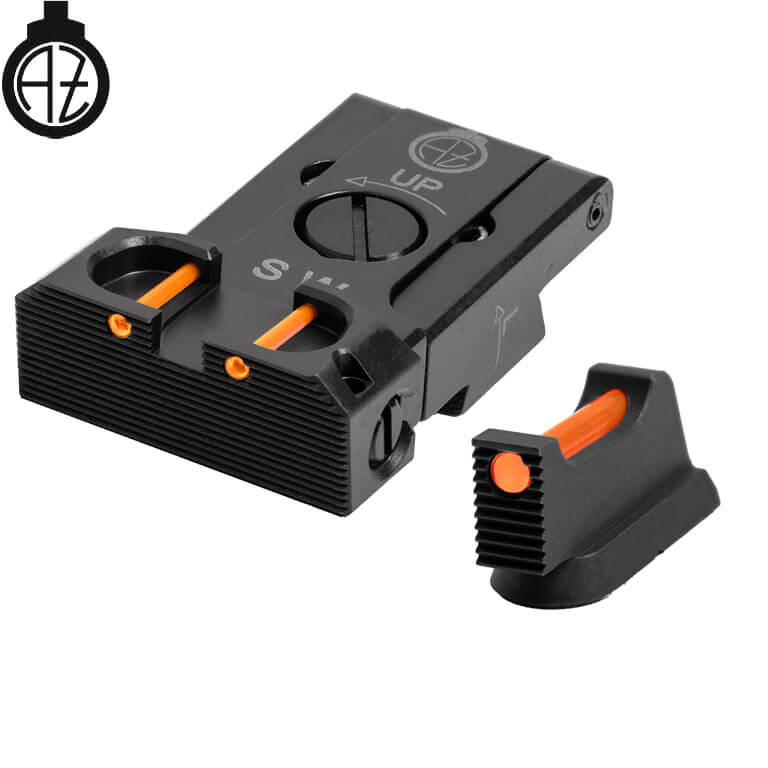 CZ Shadow 2, CZ 75 SP-01 Shadow säädettävät rautähtäimet valokuidulla | type B