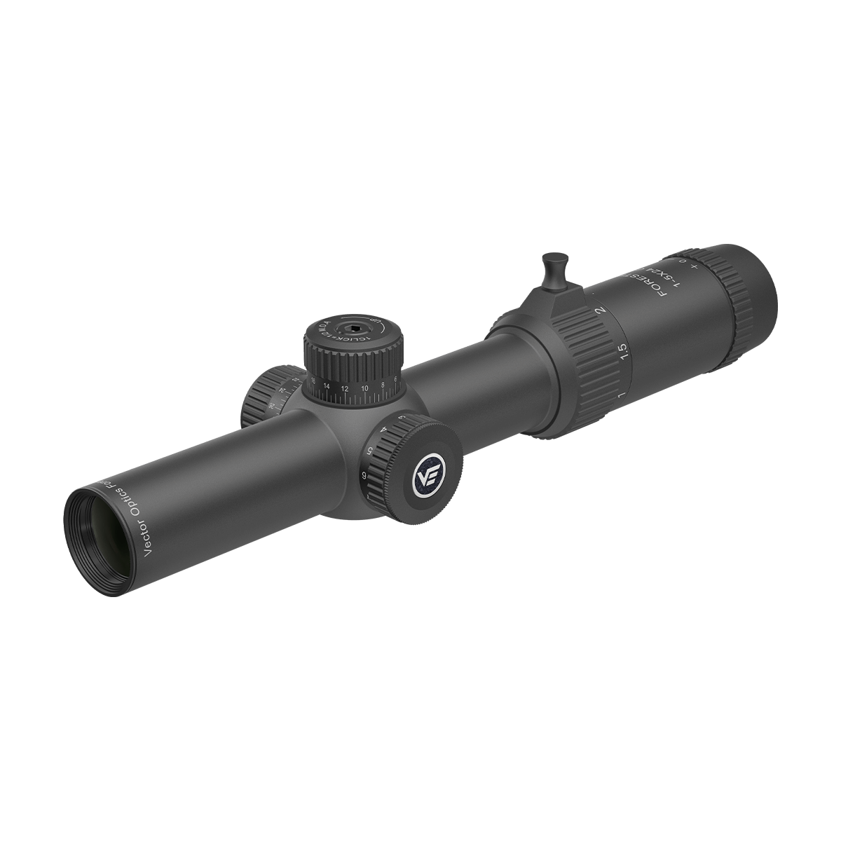 Vector Optics Forester 1-5x24SFP GenII kiväärin kiikaritähtäin