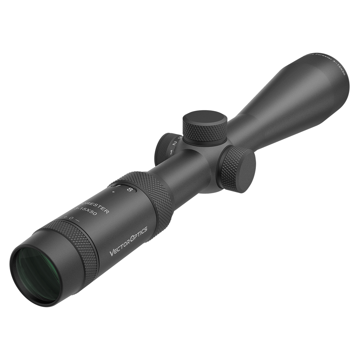Vector Optics Forester 3-15x50SFP kiväärin kiikaritähtäin