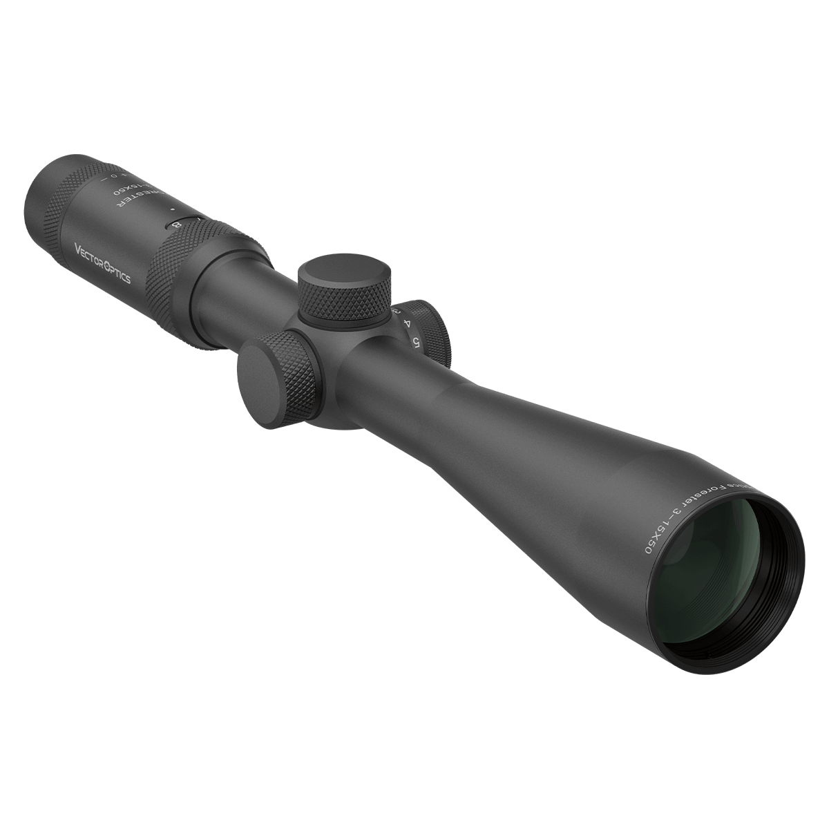 Vector Optics Forester 3-15x50SFP kiväärin kiikaritähtäin