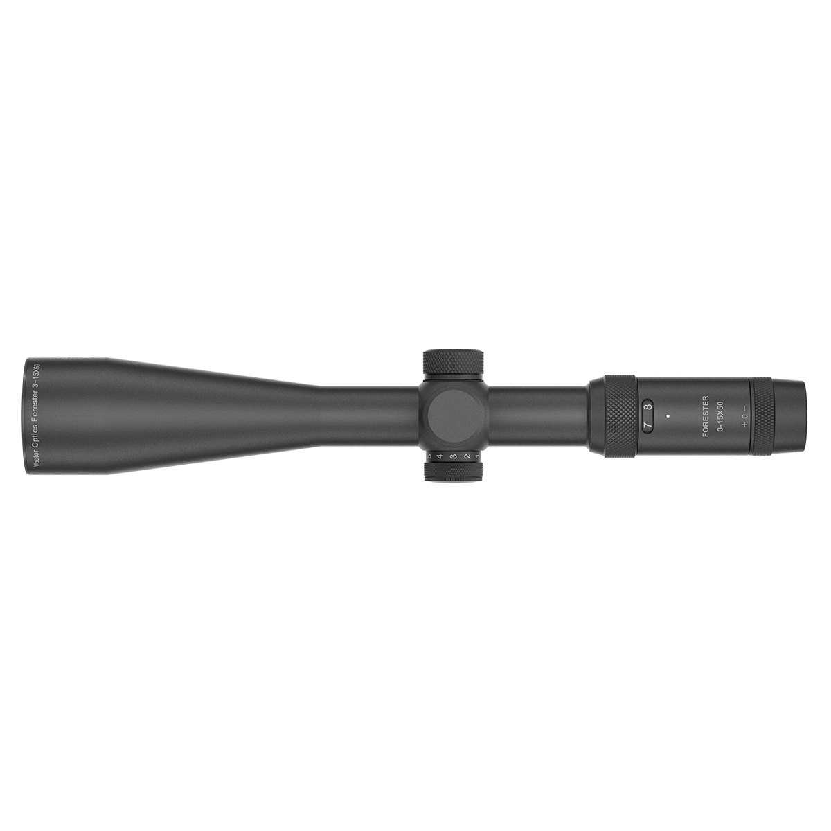 Vector Optics Forester 3-15x50SFP kiväärin kiikaritähtäin