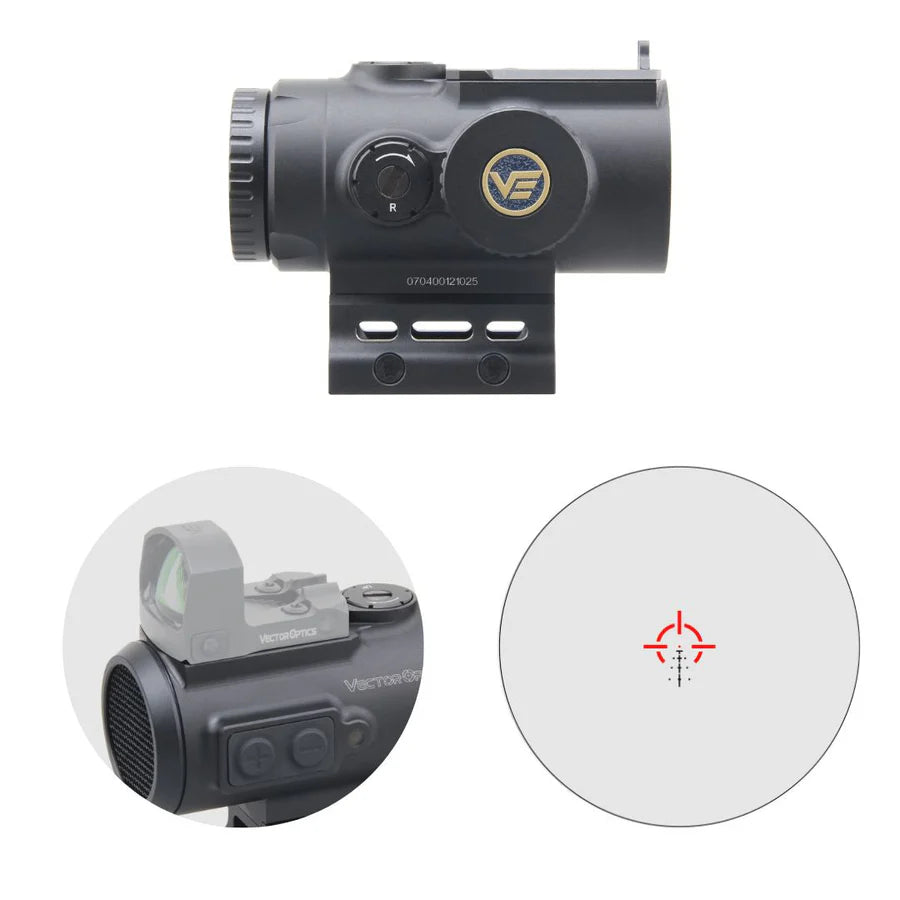 Vector Optics Paragon 4x24 erittäin kompakti prismakiväärin kiikaritähtäin
