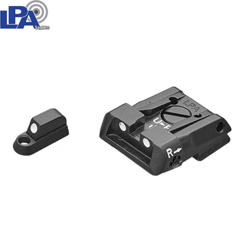 CZ P-07, CZ P-09 adjustable sight set with white dots LPA