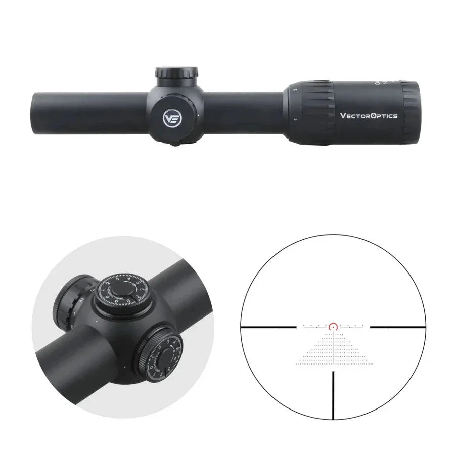 Vector Optics Constantine 1-8x24 SFP kiväärin kiikaritähtäin Vector Optics