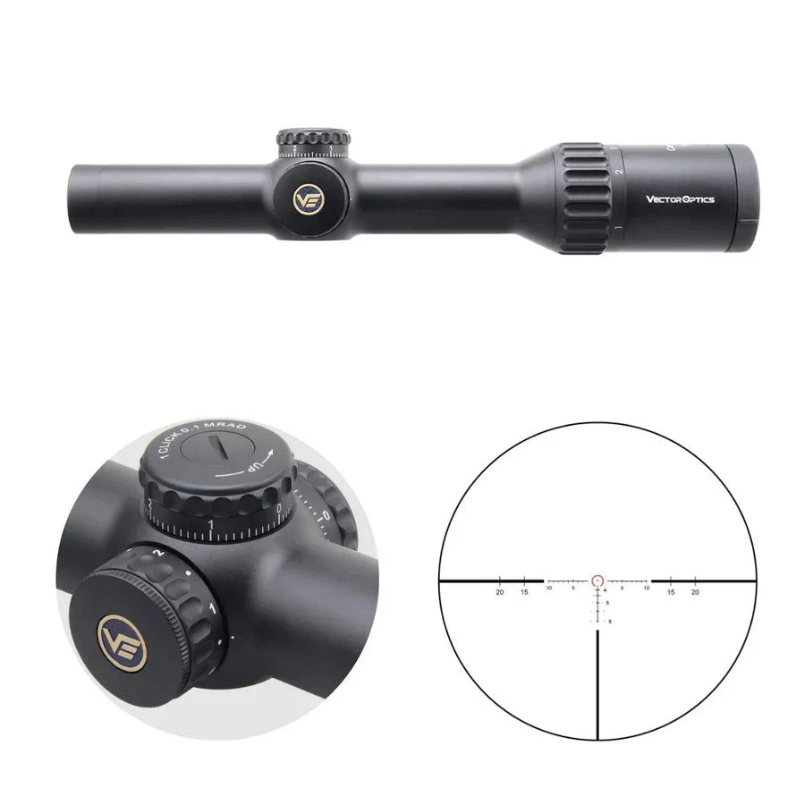 Vector Optics Continental x8 1-8x24 ED Tactical kivääritähtäin Vector Optics