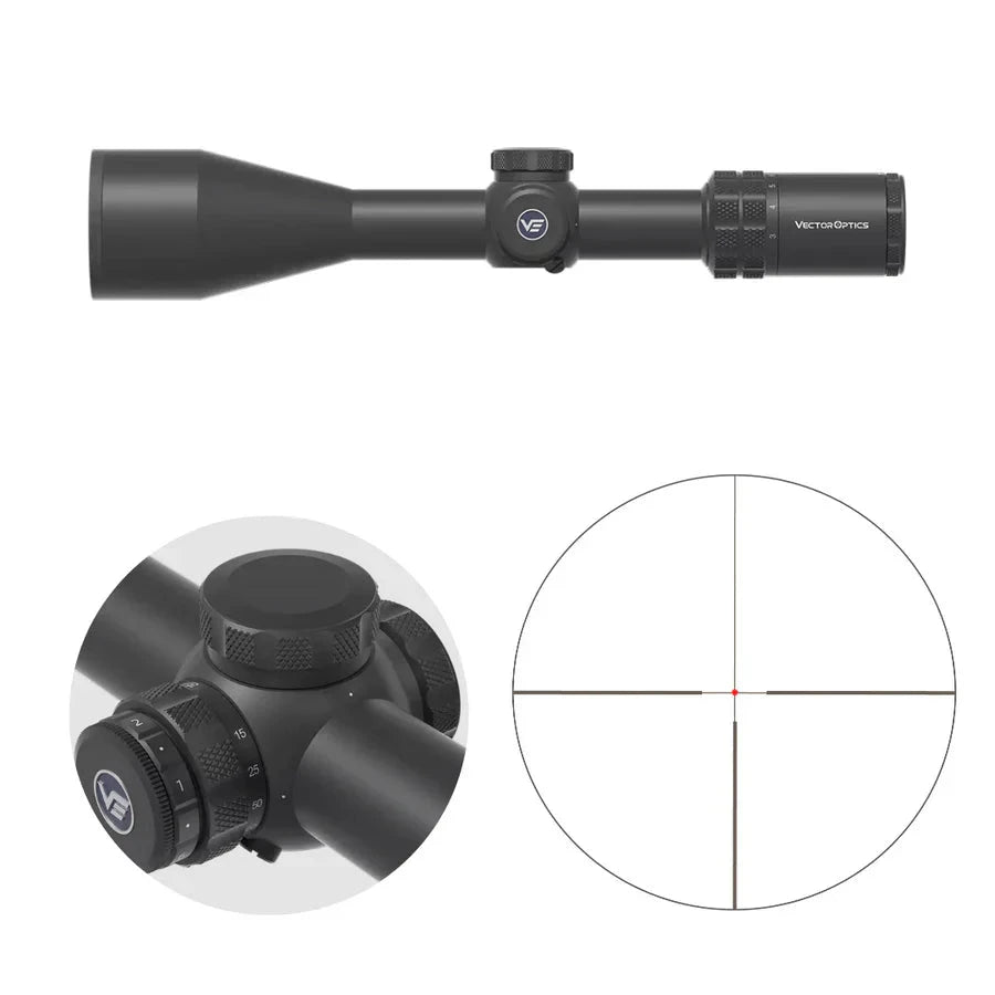 Vector Optics Grizzly 3-18x56i HD kiväärikiikari Vector Optics