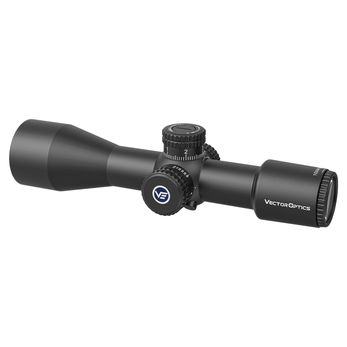 Vector Optics Veyron 10x44 SFP kompakti kiväärikiikaritähtäin