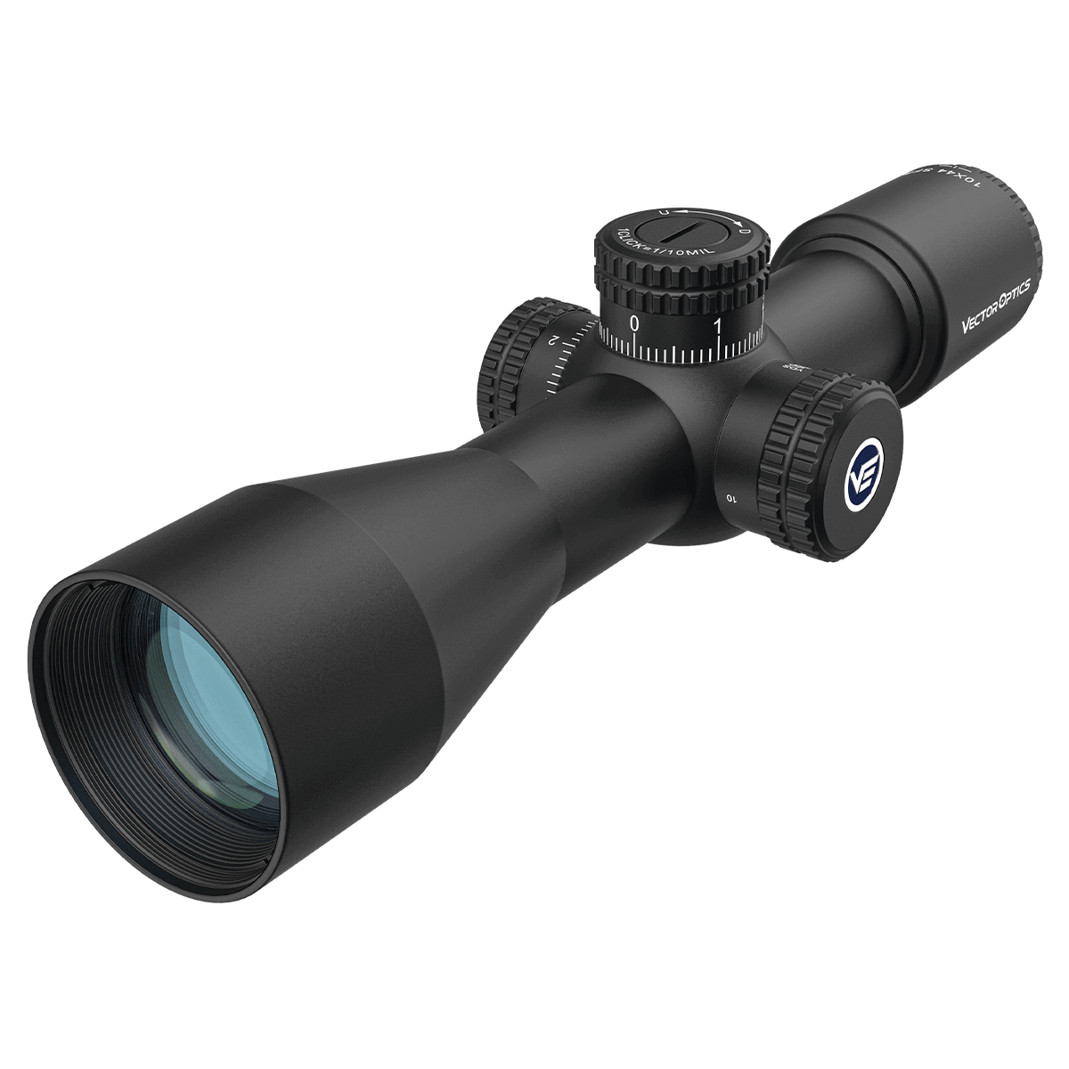 Vector Optics Veyron 10x44 SFP kompakti kiväärikiikaritähtäin
