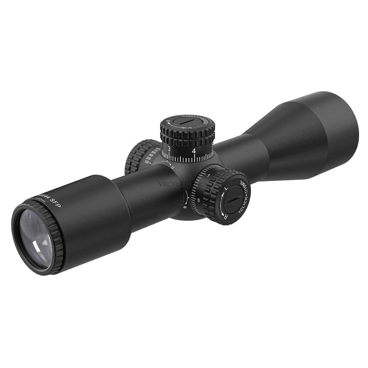 Vector Optics Veyron 10x44 SFP kompakti kiväärikiikaritähtäin