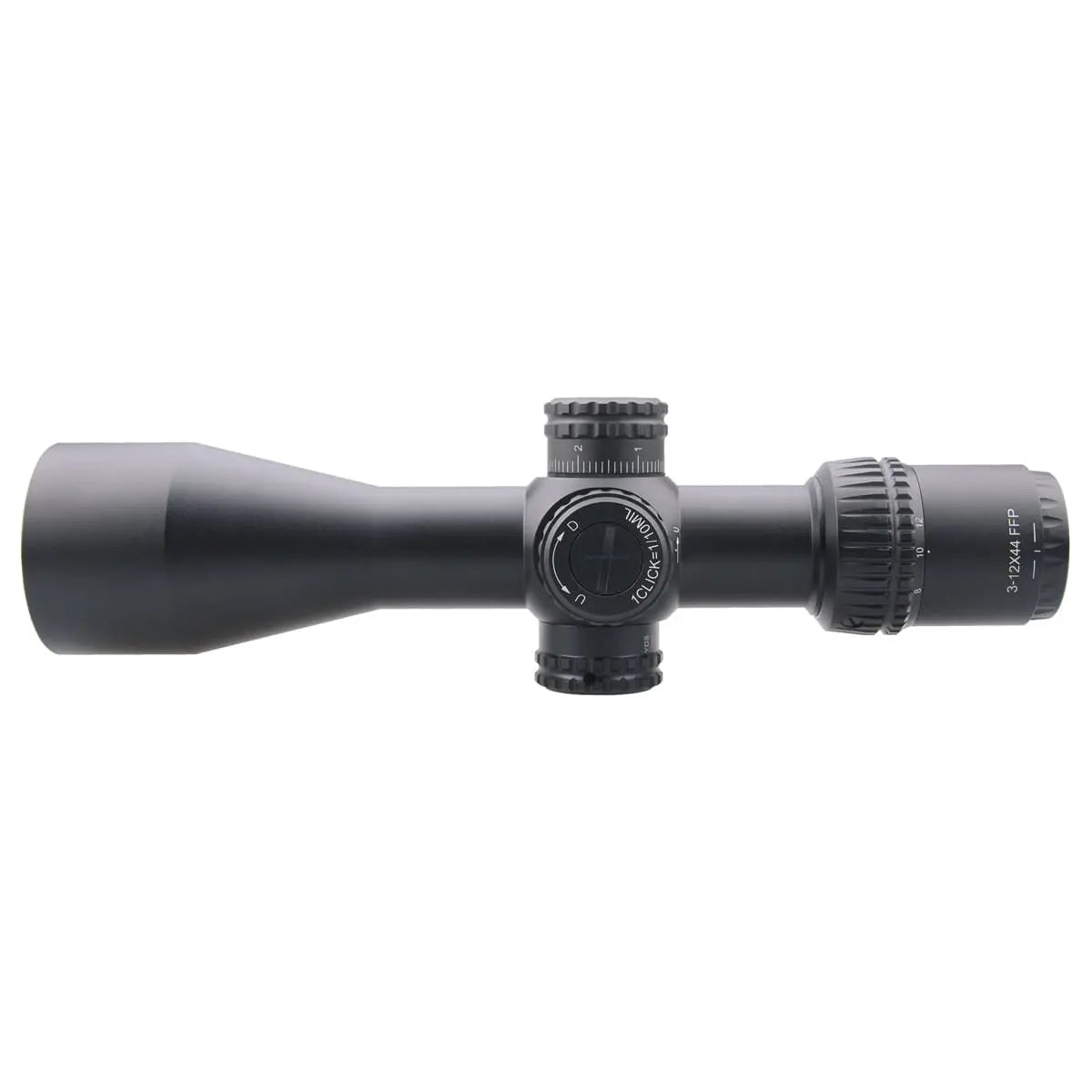 Vector Optics Veyron 3-12x44 FFP kompakti kiväärin kiikaritähtäin