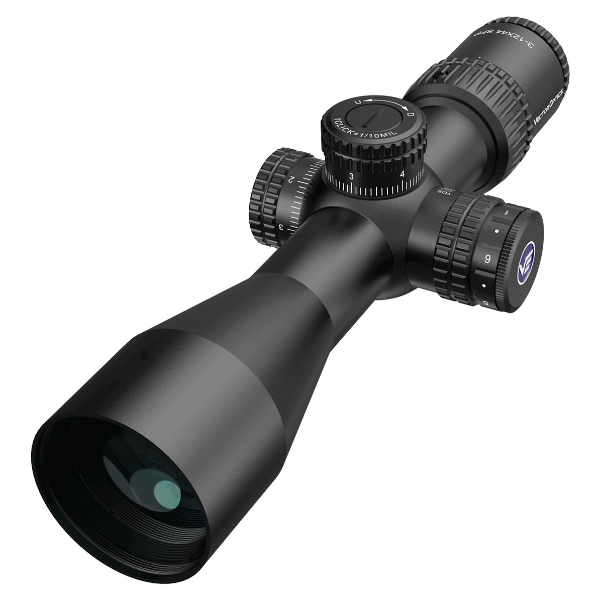 Vector Optics Veyron 3-12x44IR SFP kompakti kiväärikiikari Vector Optics