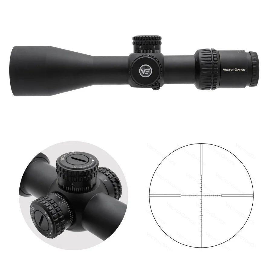 Vector Optics Veyron 3-12x44 SFP compact kiväärin kiikaritähtäin