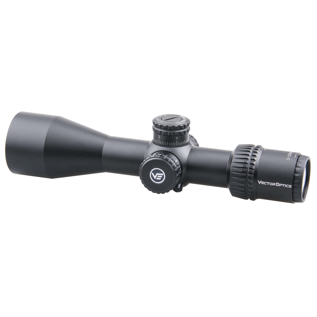 Vector Optics Veyron 3-12x44 SFP compact kiväärin kiikaritähtäin
