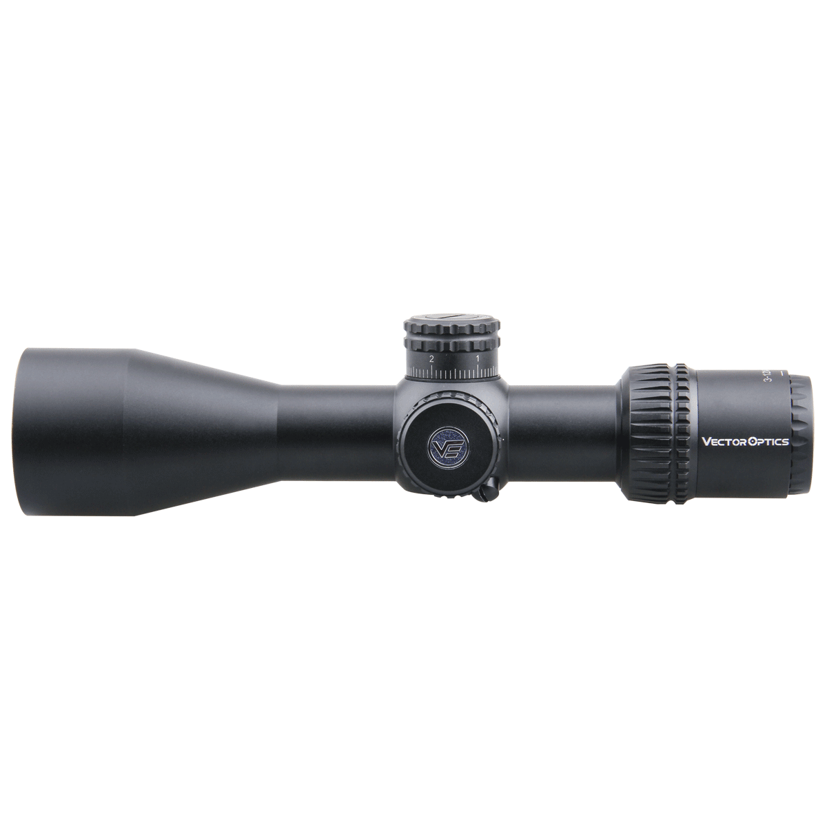 Vector Optics Veyron 3-12x44 SFP compact kiväärin kiikaritähtäin