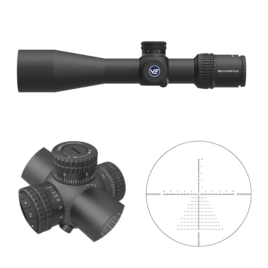 Vector Optics Veyron 4-16x44IR SFP kompakti kiväärin kiikaritähtäin