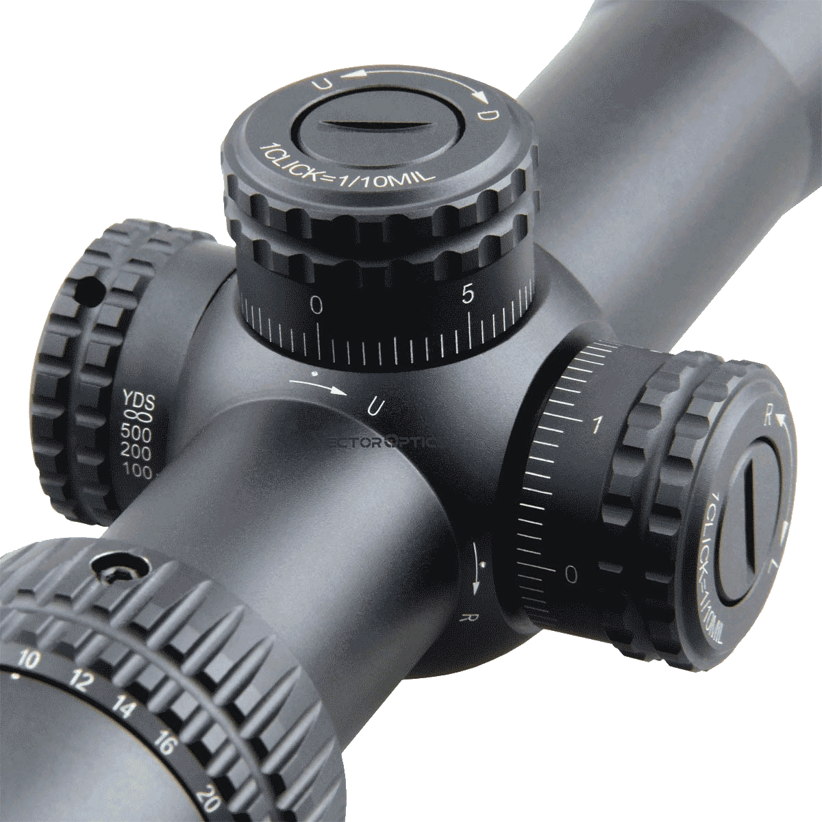 Vector Optics Veyron 6-24x44 FFP kiväärin kiikaritähtäin