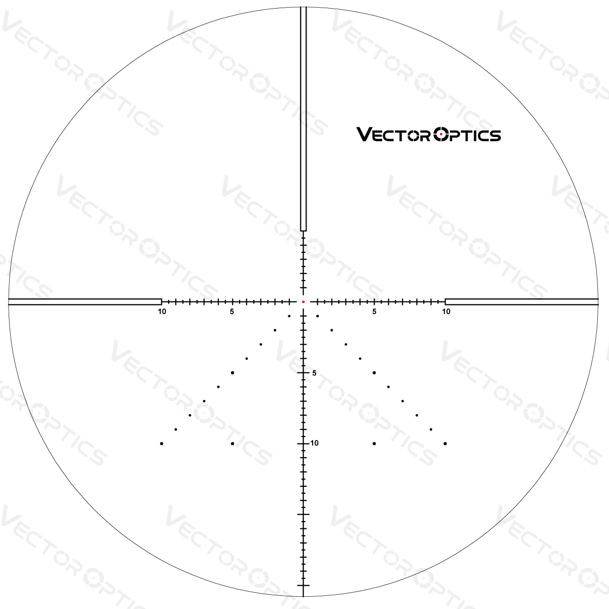Vector Optics Veyron 6-24x44 IR First Focal Plane valaistu kiväärin kiikaritähtäin Vector Optics