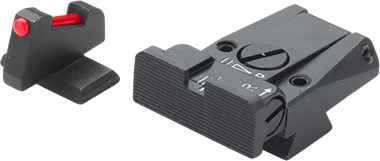 Browning Hi-Power säädettävät rautähtäimet | fiber optic