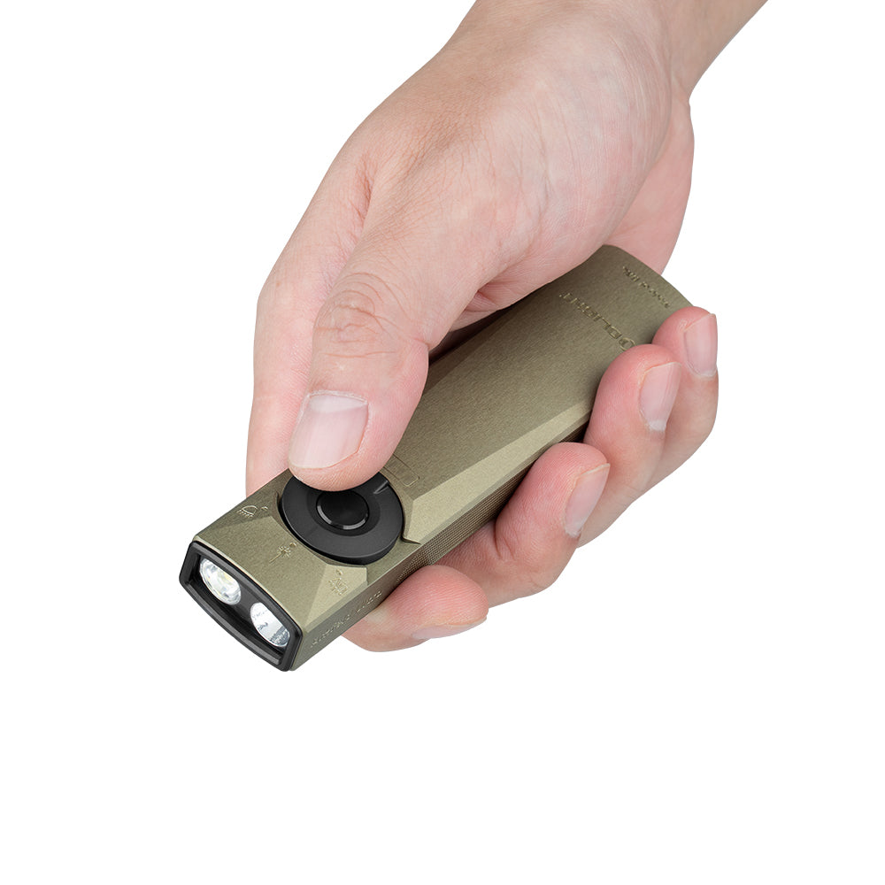 Olight Arkfeld Ultra | litteä 3-in-1 EDC valaisin | 1.400 lm - Olive Green