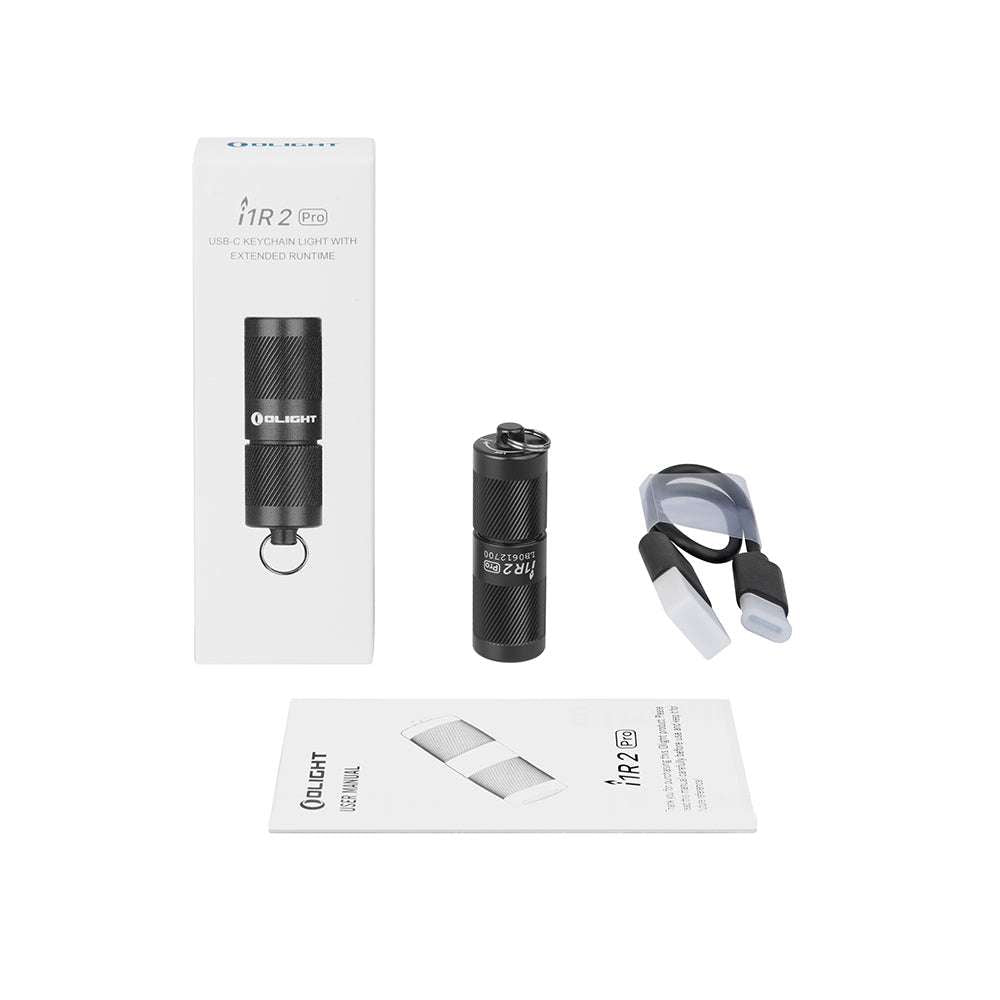 Olight i1R 2 Pro | ladattava avaimenperävalaisin | 180 lm - Musta