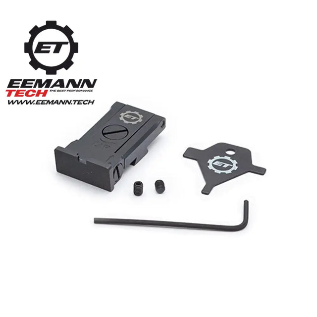 Tanfoglio Match, Stock & Custom fully adjustable rear sight ET | grooved