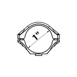 1 tuuman Blaser kiikaritähtäinten kiinnitys [25.4mm]