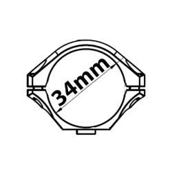 34 mm Blaser kiikaritähtäinten kiinnitys