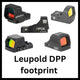 Punapistetähtäimet Leupold DPP footprintilla