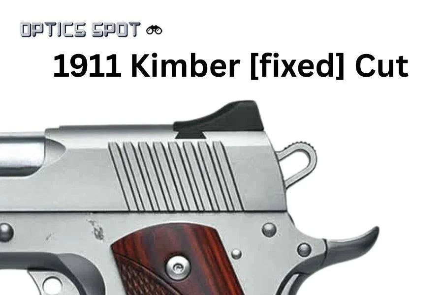 1911 [Kimber Fixed Cut] punapistetähtäinkiinnike | type S [RMSc, DPP, K-series footprint] EGW