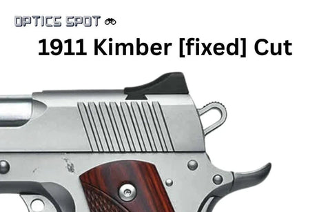 1911 [Kimber Fixed Cut] punapistetähtäinkiinnike | tyyppi S [RMSc DPP K-series footprint]