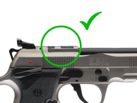 Beretta [92X 92XI 92 GTS 92X RDO M9A4] adapterilevy | Trijicon RMR footprint