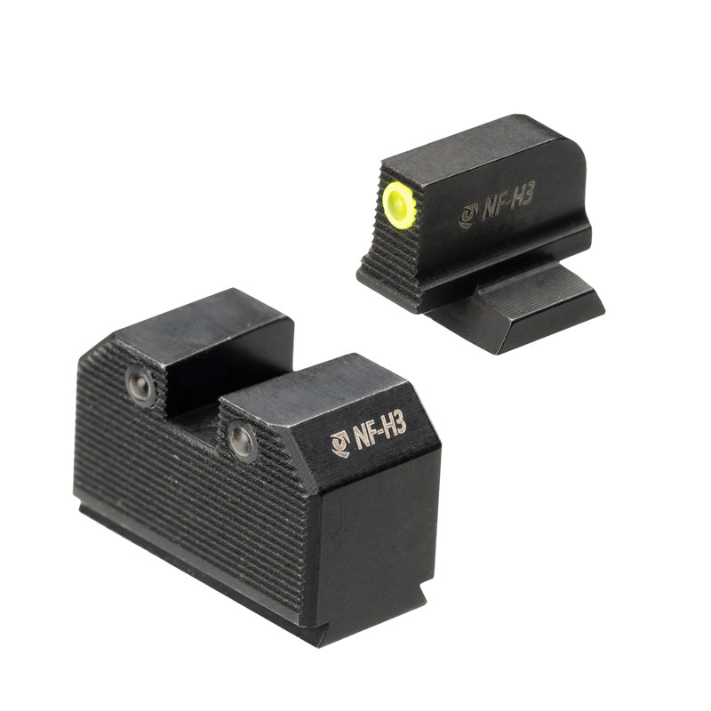 Beretta [APX A1 & APX RDO] Optics Ready korkeat rautähtäimet | tritiumilla Night Fision