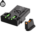 CZ 75B, CZ P-01, CZ 75 SP-01 säädettävät rautähtäimet valokuidulla | tyyppi B Zendl