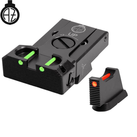 CZ 75B, CZ P-01, CZ 75 SP-01 säädettävät rautähtäimet kuituoptiikalla | type B Zendl