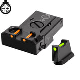 CZ 75B, CZ P-01, CZ 75 SP-01 säädettävät rautähtäimet valokuidulla | tyyppi B Zendl