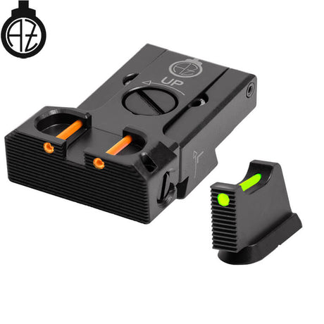 CZ 75B, CZ P-01, CZ 75 SP-01 säädettävät rautähtäimet kuituoptiikalla | type B Zendl