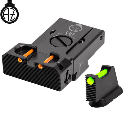 CZ 75B, CZ P-01, CZ 75 SP-01 säädettävät rautähtäimet kuituoptiikalla | type B Zendl