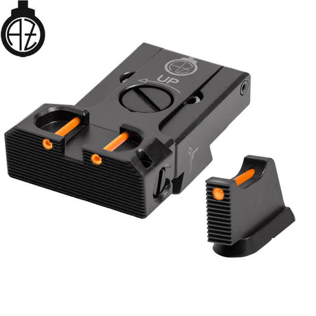 CZ 75B, CZ P-01, CZ 75 SP-01 säädettävät rautähtäimet kuituoptiikalla | type B Zendl