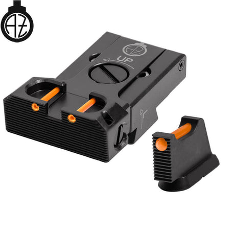 CZ 75B, CZ P-01, CZ 75 SP-01 säädettävät rautähtäimet kuituoptiikalla | type B Zendl