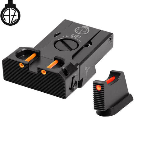 CZ 75B, CZ P-01, CZ 75 SP-01 säädettävät rautähtäimet kuituoptiikalla | type B Zendl