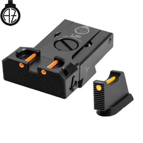 CZ 75B, CZ P-01, CZ 75 SP-01 säädettävät rautähtäimet kuituoptiikalla | type B Zendl
