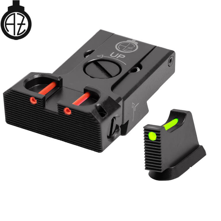 CZ 75B, CZ P-01, CZ 75 SP-01 säädettävät rautähtäimet valokuidulla | tyyppi B Zendl