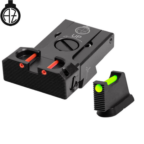 CZ 75B, CZ P-01, CZ 75 SP-01 säädettävät rautähtäimet kuituoptiikalla | type B Zendl