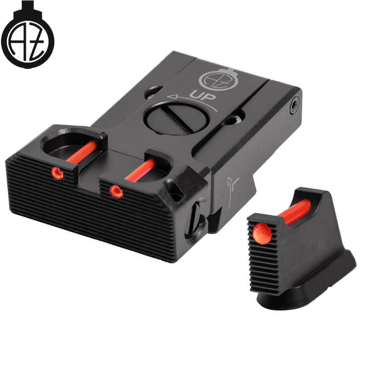 CZ 75B, CZ P-01, CZ 75 SP-01 säädettävät rautähtäimet valokuidulla | tyyppi B Zendl