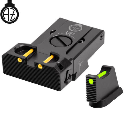 CZ 75B, CZ P-01, CZ 75 SP-01 säädettävät rautähtäimet kuituoptiikalla | type B Zendl