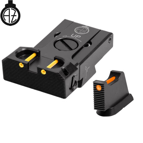 CZ 75B, CZ P-01, CZ 75 SP-01 säädettävät rautähtäimet kuituoptiikalla | type B Zendl