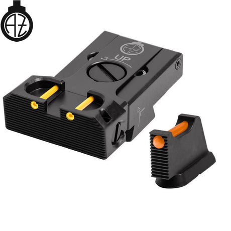 CZ 75B, CZ P-01, CZ 75 SP-01 säädettävät rautähtäimet kuituoptiikalla | type B Zendl