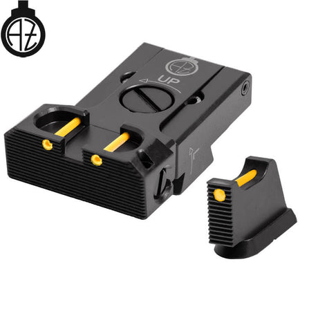 CZ 75B, CZ P-01, CZ 75 SP-01 säädettävät rautähtäimet kuituoptiikalla | type B Zendl